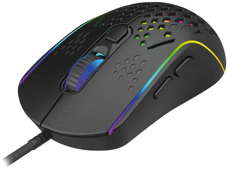 Laser Wired RGB Gaming Mouse (12800 DPI) - Black