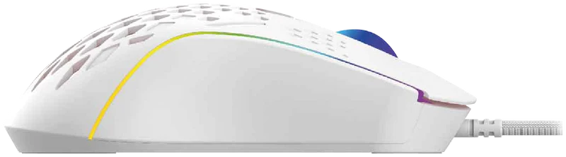 Laser Wired RGB Gaming Mouse (12800 DPI) - White