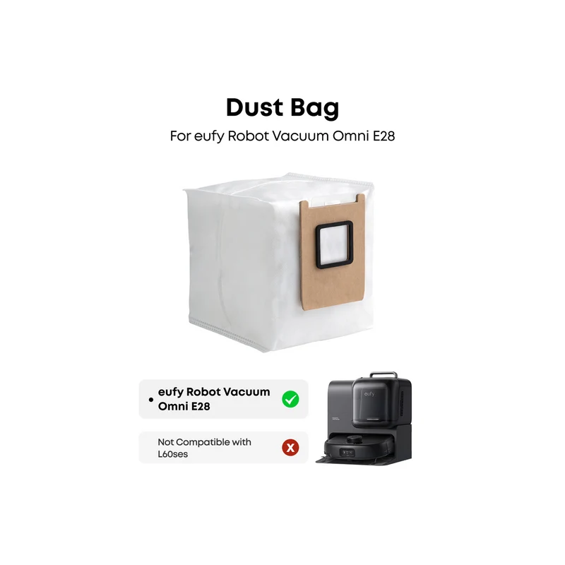 eufy Robovac E25 & E28 Omni Dust Bags 3Pk