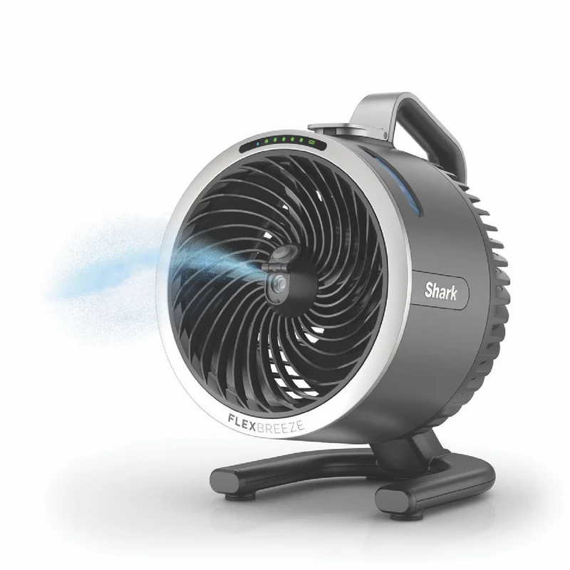 Shark FlexBreeze HydroGo Misting Portable Fan (Dark Grey)
