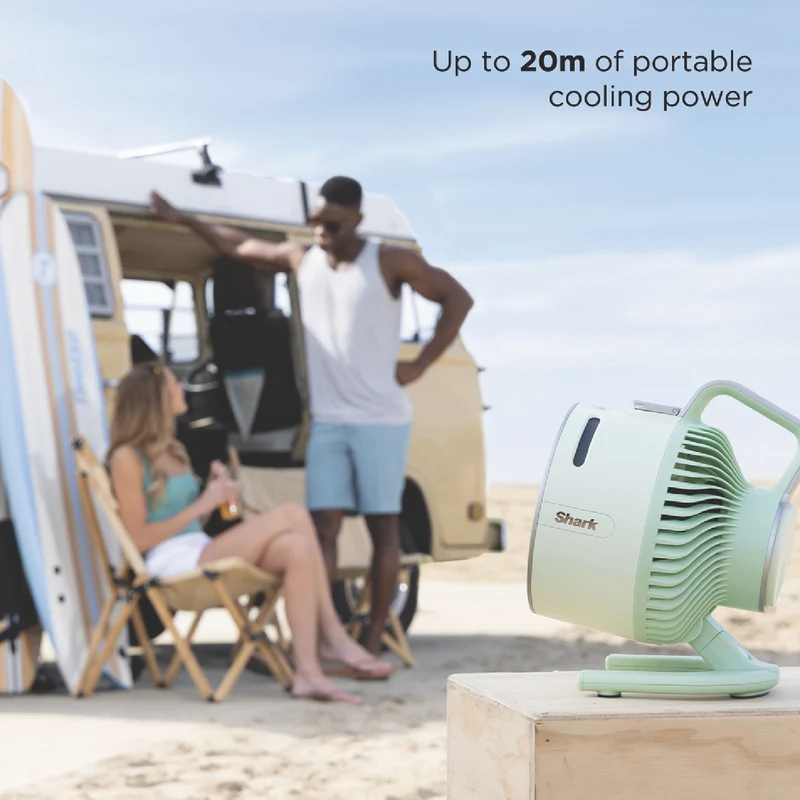 Shark FlexBreeze HydroGo Misting Portable Fan (Honey Dew)