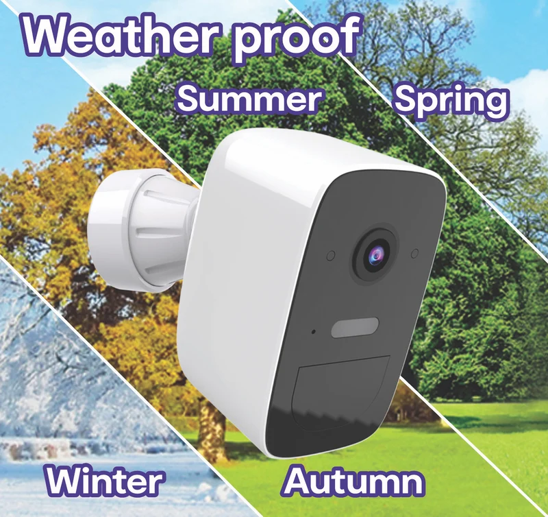 Connect SmartHome 2K Outdoor Camera 4 Pack