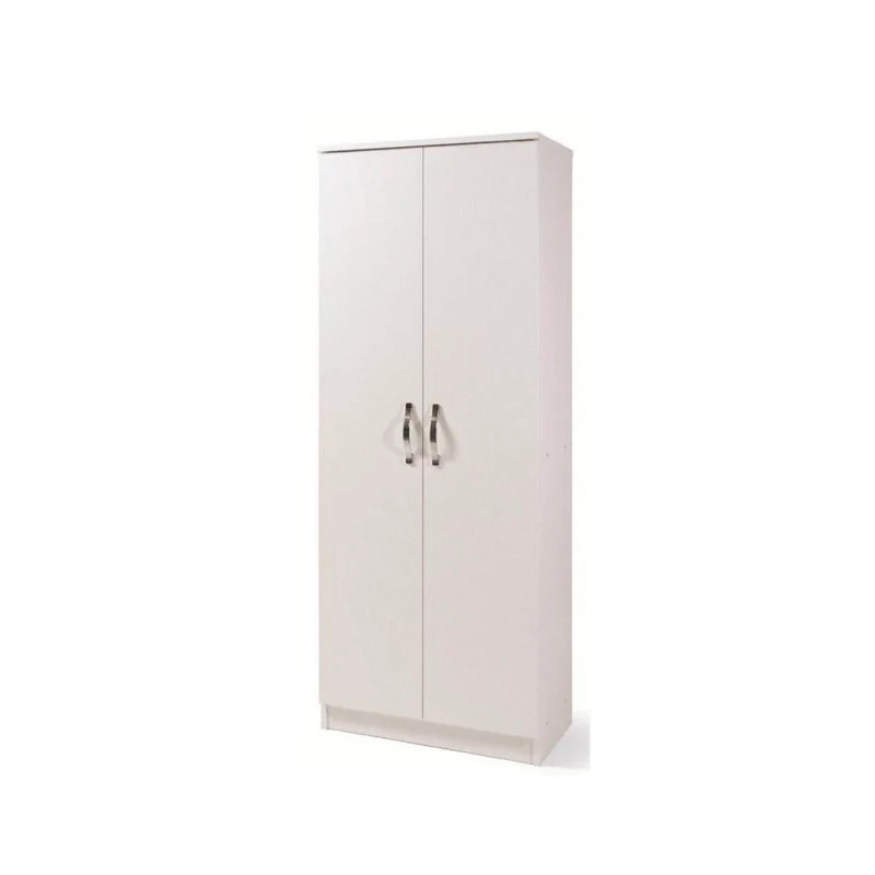 Armadio scarpiera 2 ante e 5 ripiani Gabriella 180 colore bianco frassinato