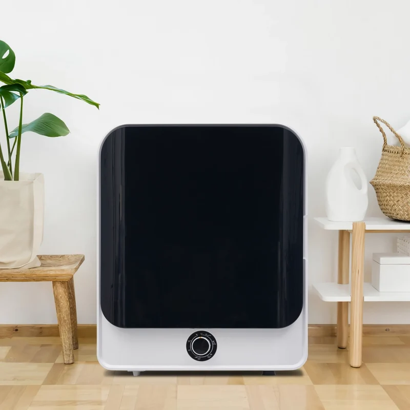 Asciugatrice a Evacuazione 3 kg 830 W con PTC Ceramico; 5 Programmi; Cestello Inox e Montaggio a Parete