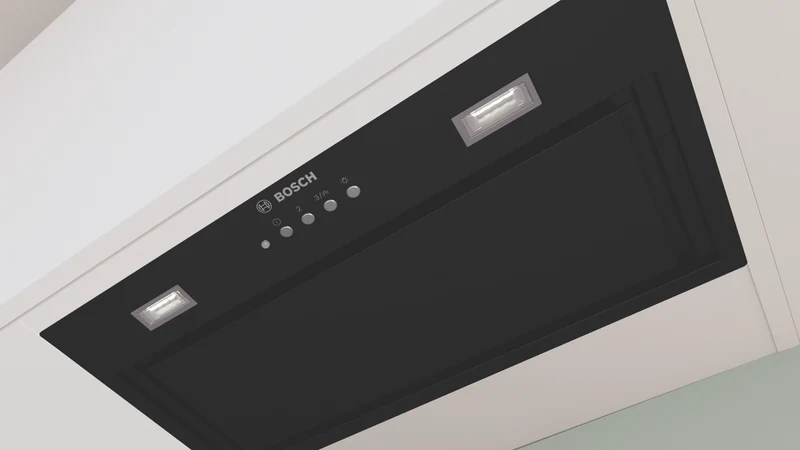 Bosch Series 6 52cm Integrated Rangehood, Black
