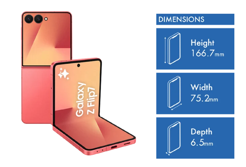 Samsung Galaxy Z Flip7 256GB Coralred