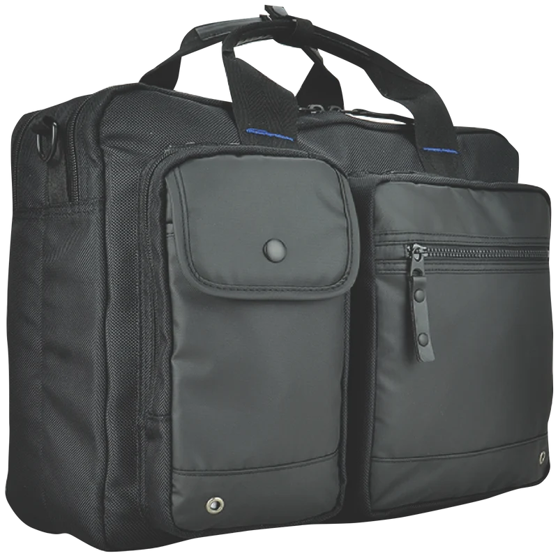 AGVA 16" Resilient Laptop Briefcase (Black)