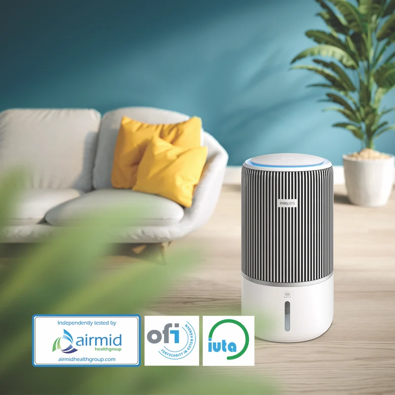 Philips PureProtect 3400 Series Smart Air Purifier/Humidifier Silver White