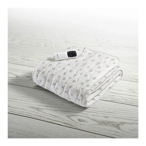 Imetec scaldasonno adapto piazza e mezza 150 x 120 cm, basso consumo, tecnologia brevettata, riscaldamento rapido, temperatura personalizzata, 100 % cotone, made in italy, comando con 6 temperature - 16633