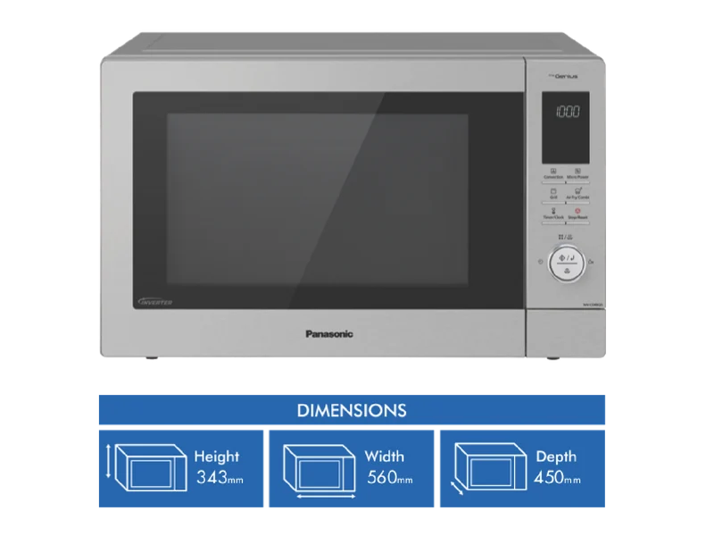 Panasonic 34L 4-in-1 Air Fryer & Convection Microwave Oven