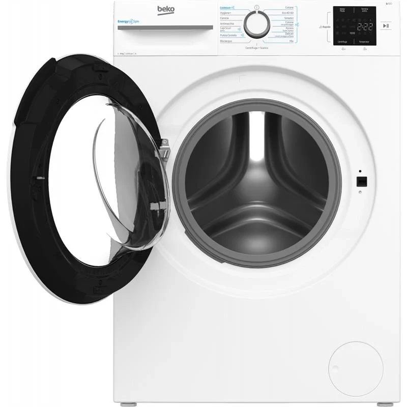BEKO B300 BMWU3921W LAVATRICE LIBERA INSTALLAZIONE CARICA FRONTALE 9 KG CLASSE A CENTRIFUGA 1200 GIRI/MIN. ENERGYSPIN VAPORE IGIENIZZANTE STEAMCURE