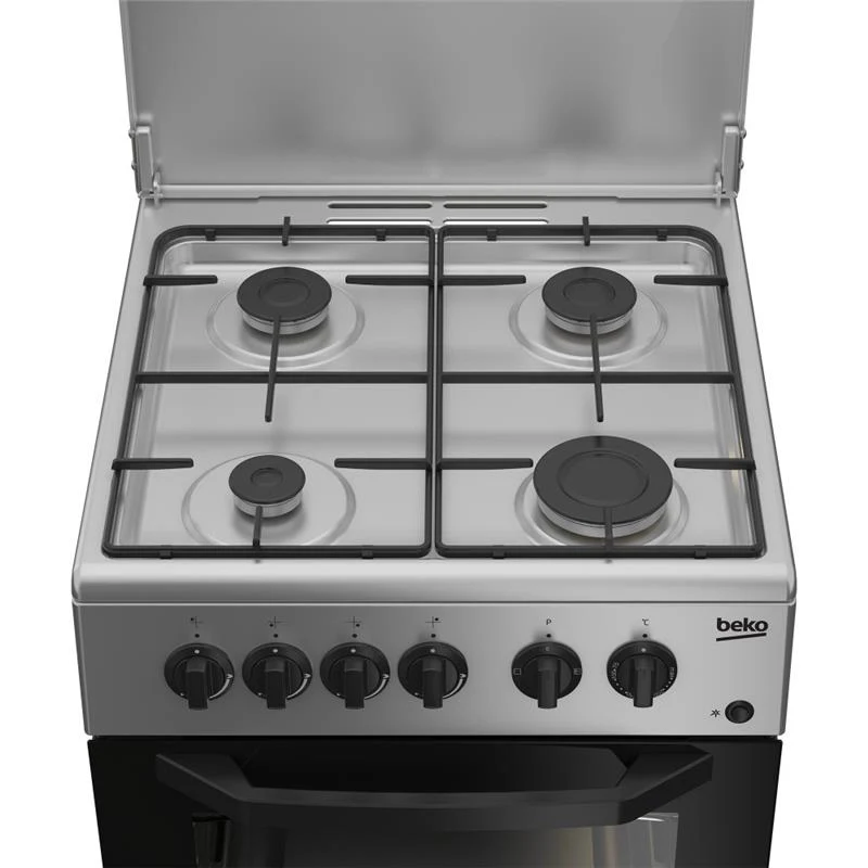 BEKO CSS42014FS CUCINA + FORNO ELETTRICO STATICO 50X50 + 4 FUOCHI A GAS CLASSE A