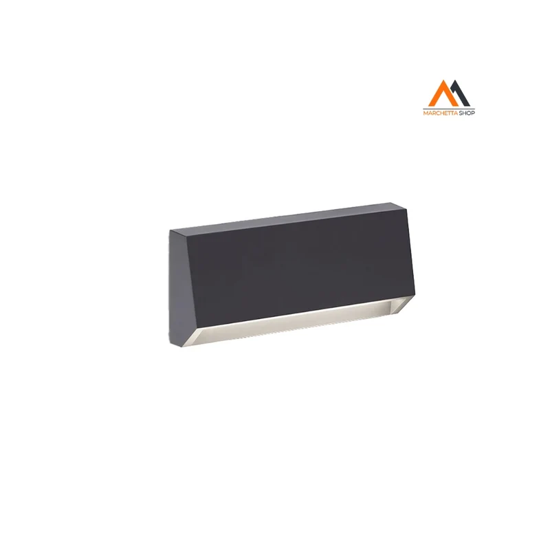 SEGNA PASSO RETTANGOLARE 'WAY' 4000 K - grafite
