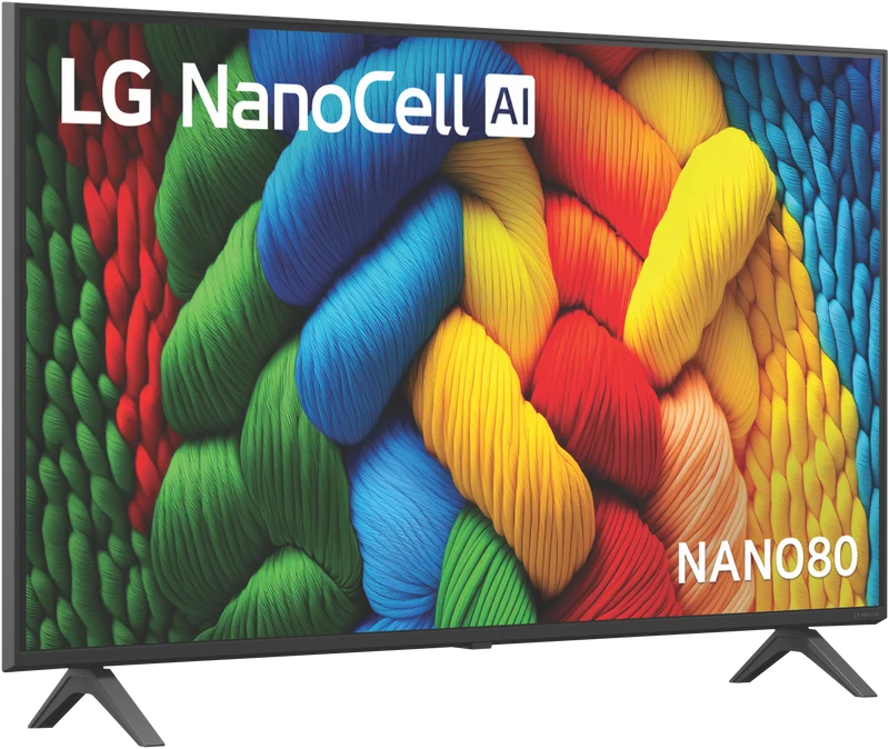 LG 43" NANO80A AI LED UHD 4K Smart TV 2025