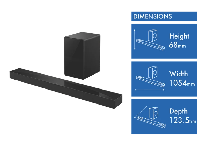 TCL 5.1.2ch 620W Dolby Atmos soundbar