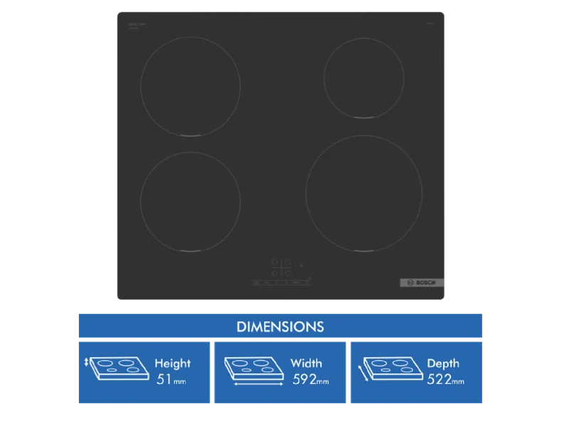 Bosch Series 4 60cm Induction Cooktop