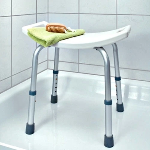 Sgabello Doccia Bagno per Anziani Regolabile Altezza Sedia Disabili Sedile Bambini