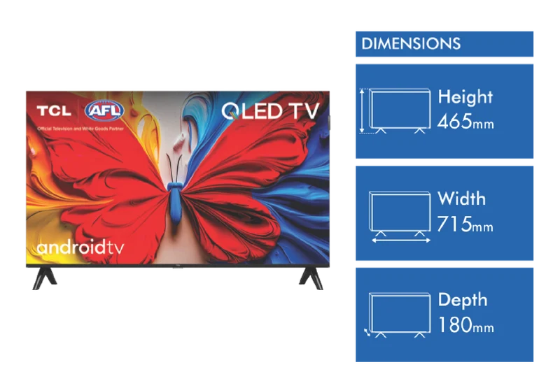 TCL 32" S5K QLED FHD Android TV 2025
