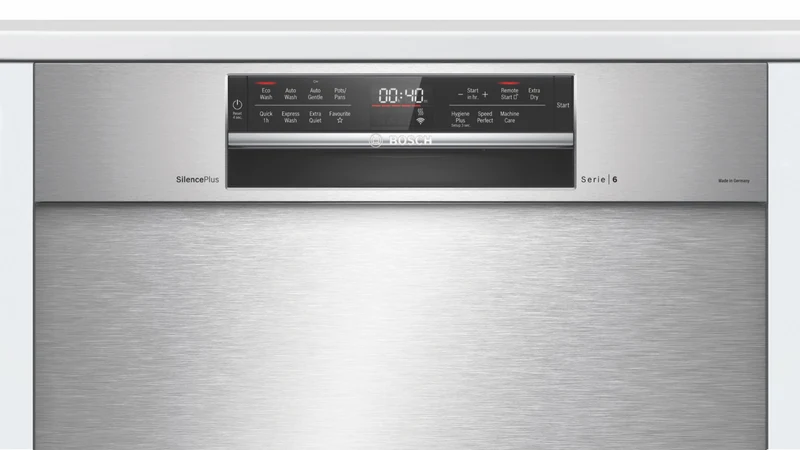 Bosch Series 6 Built Under Dishwasher Stainless Steel