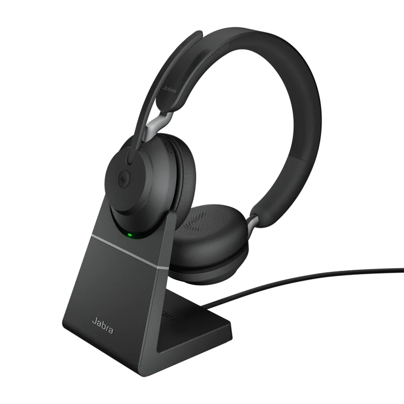 Jabra evolve2 65 auricolare wireless a padiglione ufficio usb tipo a bluetooth base di ricarica nero - 26599-999-989