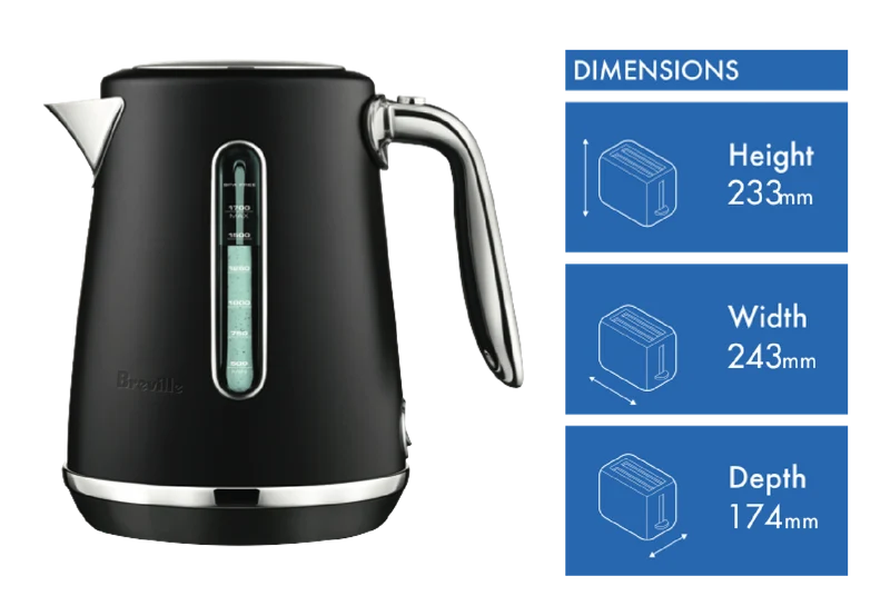 Breville Luxe Black Truffle Kettle