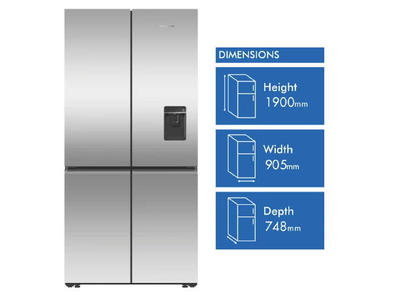 Fisher & Paykel 690L Quad Door Refrigerator