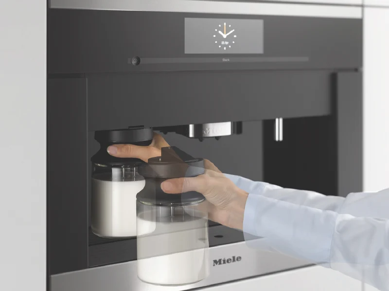 Miele PureLine CleanSteel Built-In Coffee Machine