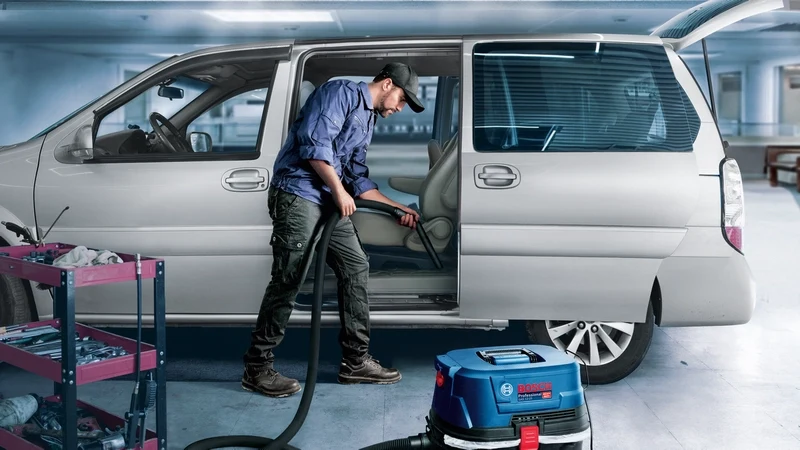 Bosch GAS 12‑25 PL Professionale 1.250W aspiratore a umido secco con filtro HEPA