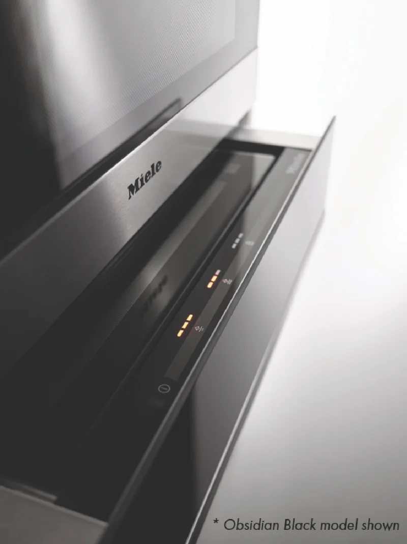 Miele Handleless Built-in Vacuum Sealing Drawer Obsidian Black