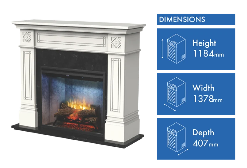 Dimplex 2kW Osbourne Mantle Electric Fireplace