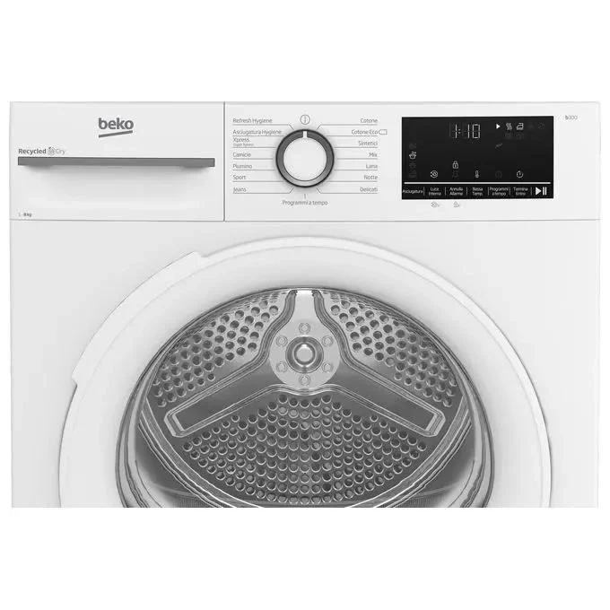 BEKO BMT481WIIT ASCIUGATRICE A POMPA DI CALORE CAPACITÀ 8KG CLASSE C