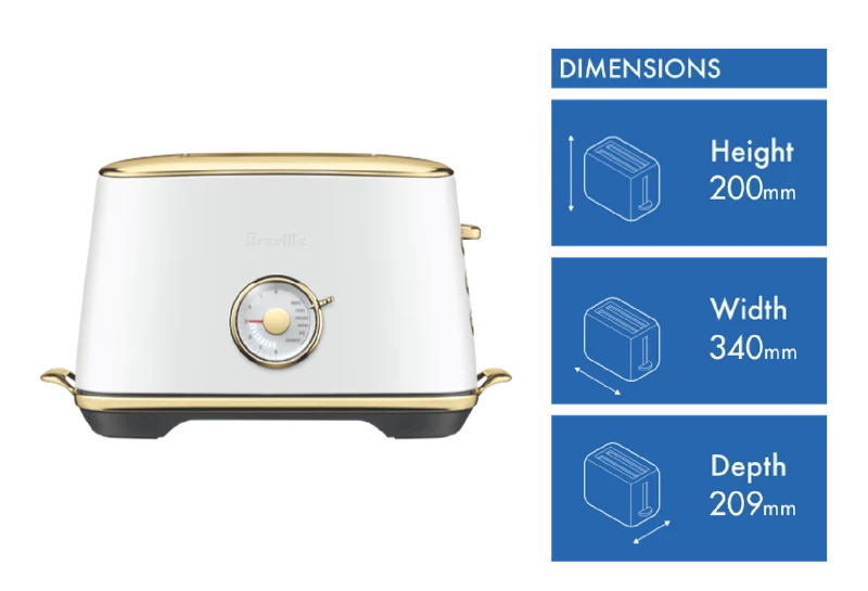 Breville The Toast Select Luxe Sea Salt Brass