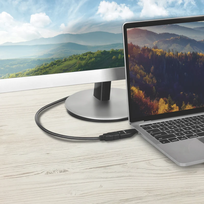 Bonelk USB-C to 4K HDMI Adapter (Black)