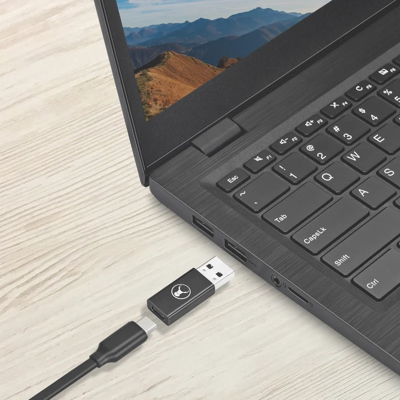 Bonelk USB-A to USB-C 3.0 Adapter (Black)