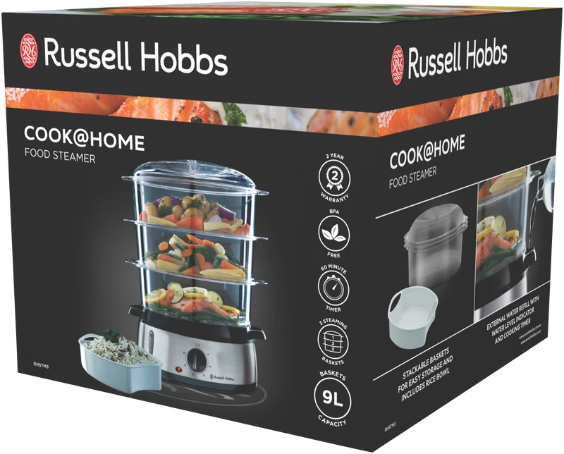 Russell Hobbs 9 Litre Food Steamer Stainless Steel
