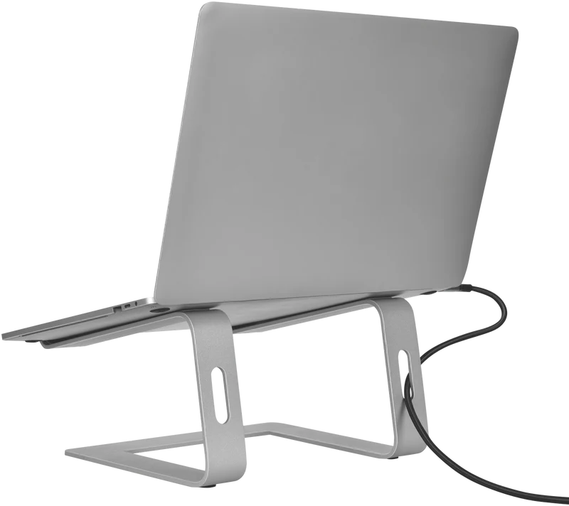 Bonelk Elevate Stance Aluminium Riser Laptop Stand (Silver)