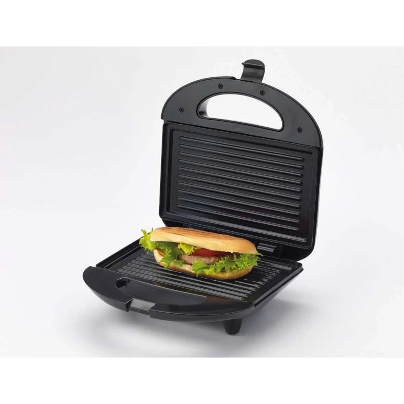 Griglia elettrica con coperchio - Per panini, sandwich, hot dog, hamburger