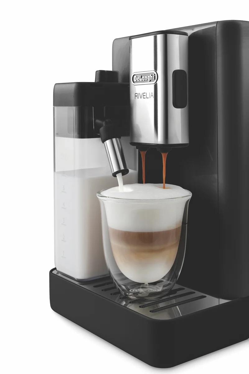 DeLonghi Rivelia Fully Automatic Coffee Machine Black