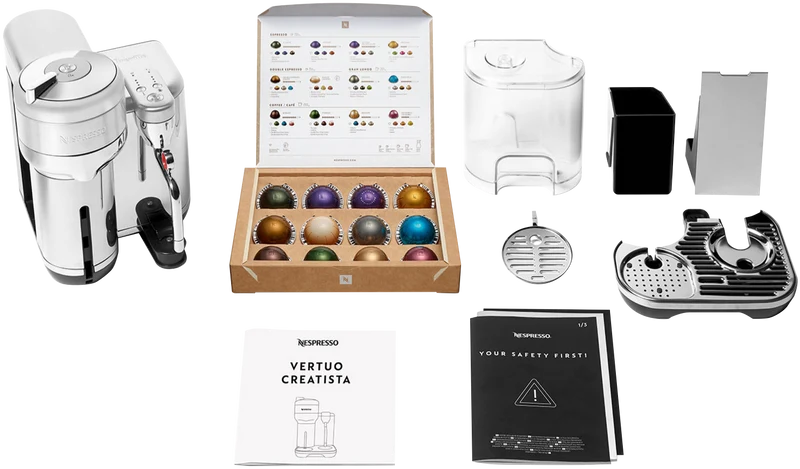 Nespresso Vertuo Creatista Capsule Coffee Machine Stainless Steel