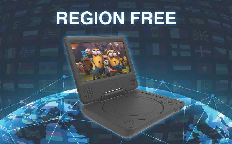 Laser Portable DVD Player 7" 2024