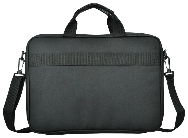 AGVA 15.6" Clamshell Laptop Briefcase - Black