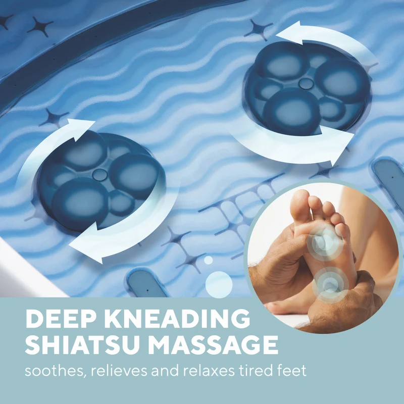Homedics Shiatsu Bliss Foot Spa With Heat Boost