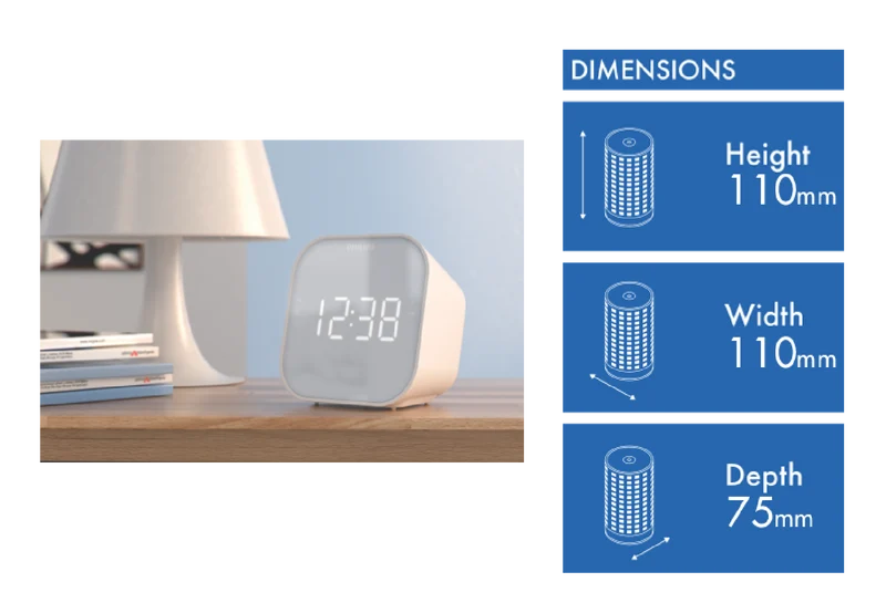 Philips Alarm Clock W/USB Charging