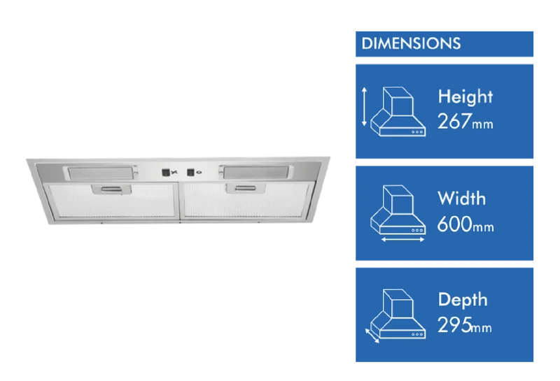 Schweigen 60cm Silent Undermount Rangehood ** 2 BOXES **