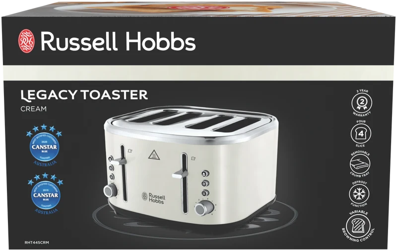 Russell Hobbs Legacy 4 Slice Toaster Cream