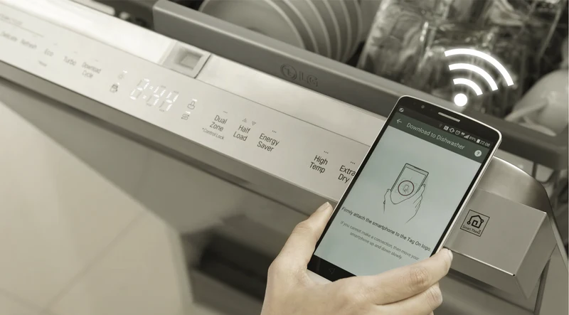 LG 60cm 15 Place QuadWash Freestanding Dishwasher, Stainless Steel