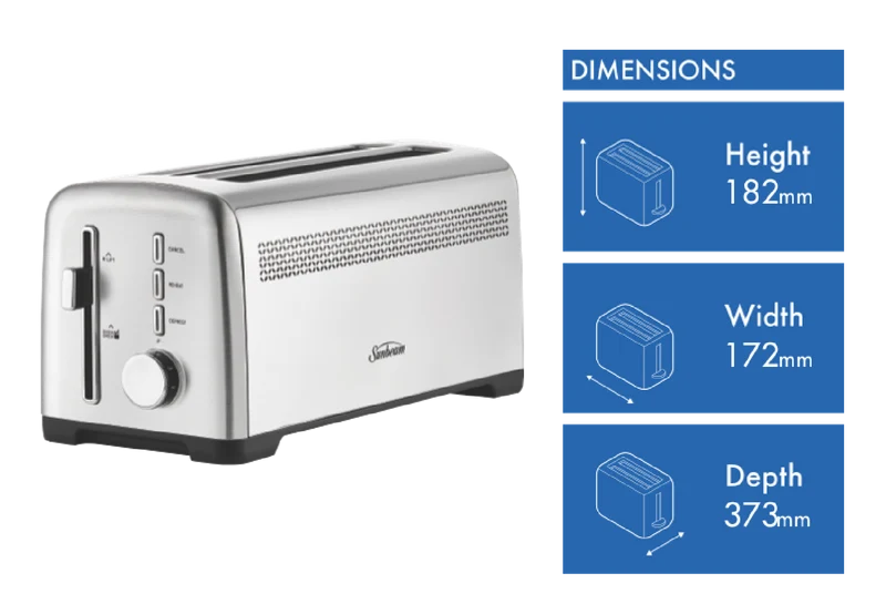 Sunbeam Fresh Start 4 Slice Toaster