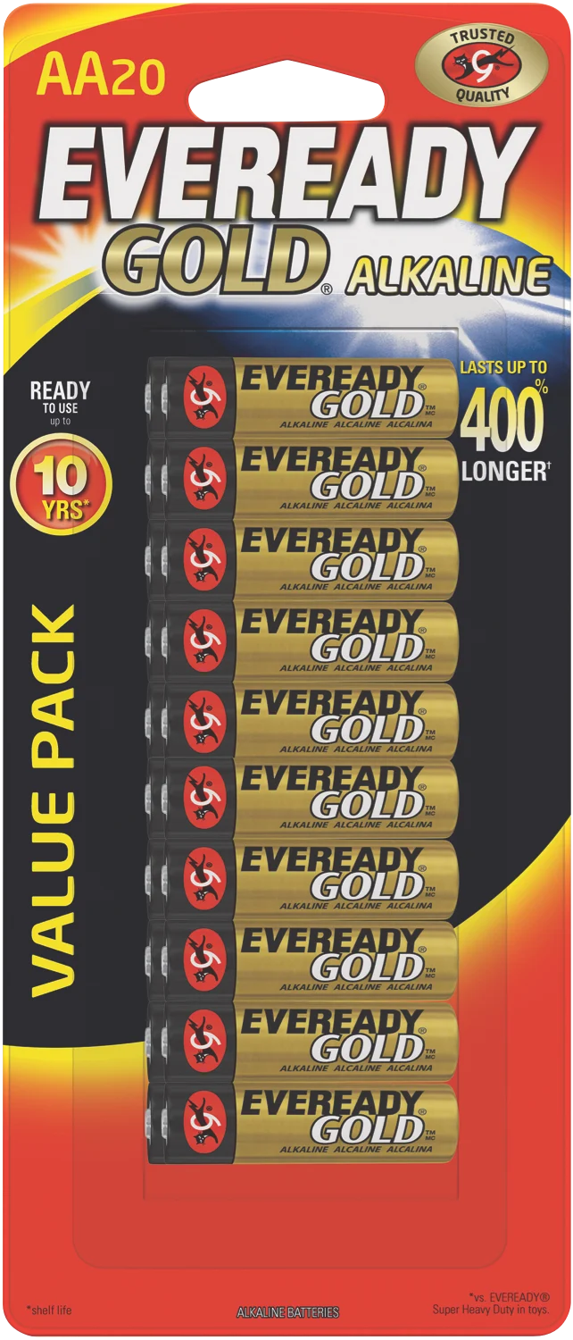 Eveready Gold AA 20 Pack