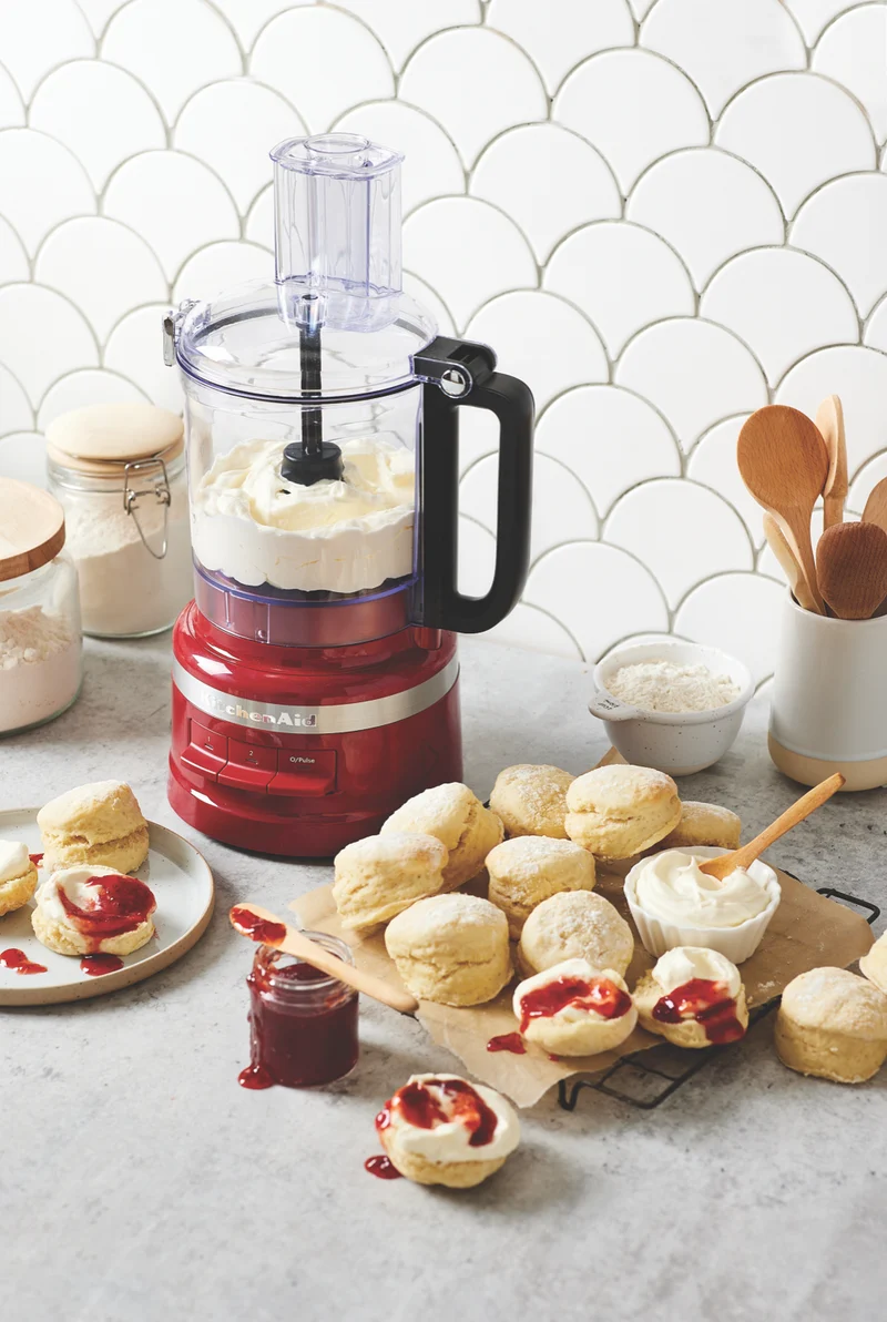 KitchenAid 9 Cup 1L Food Processor Empire Red