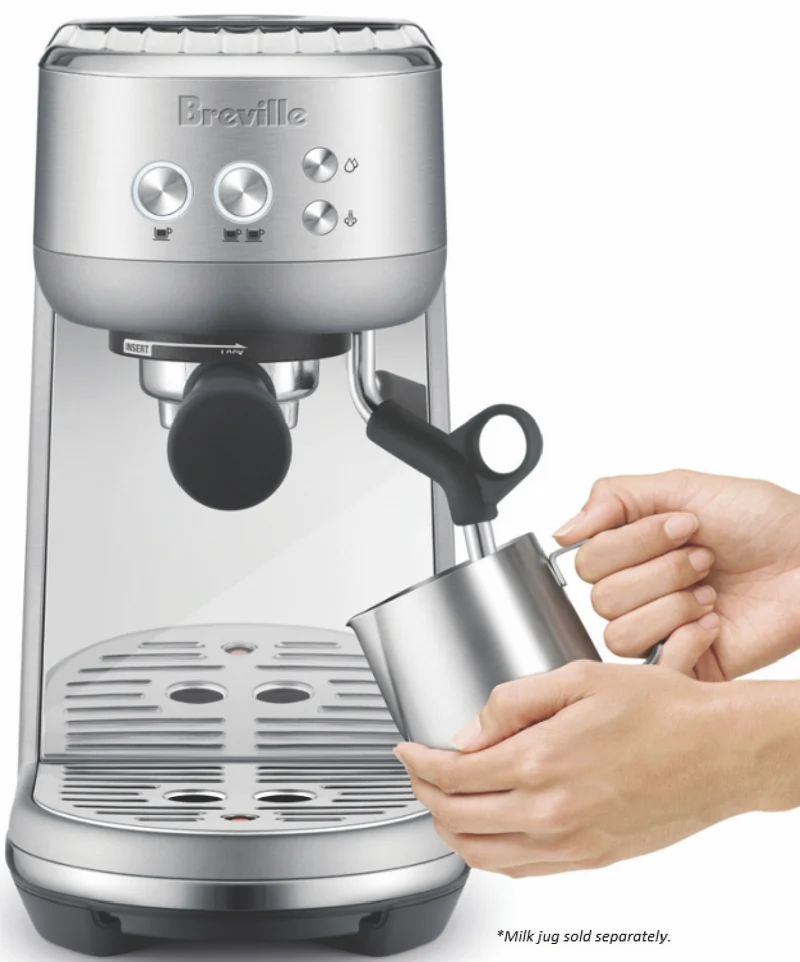 Breville The Bambino Coffee Machine Brushed Stainless Steel